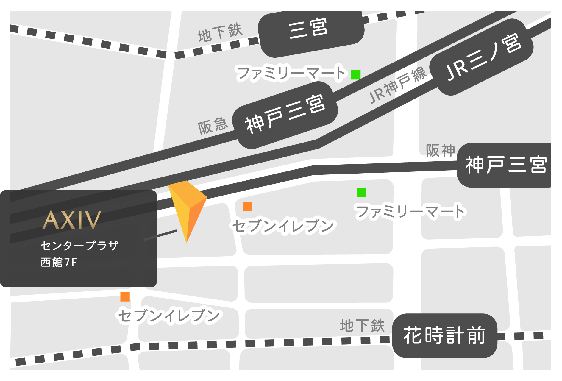 神戸三宮校 地図