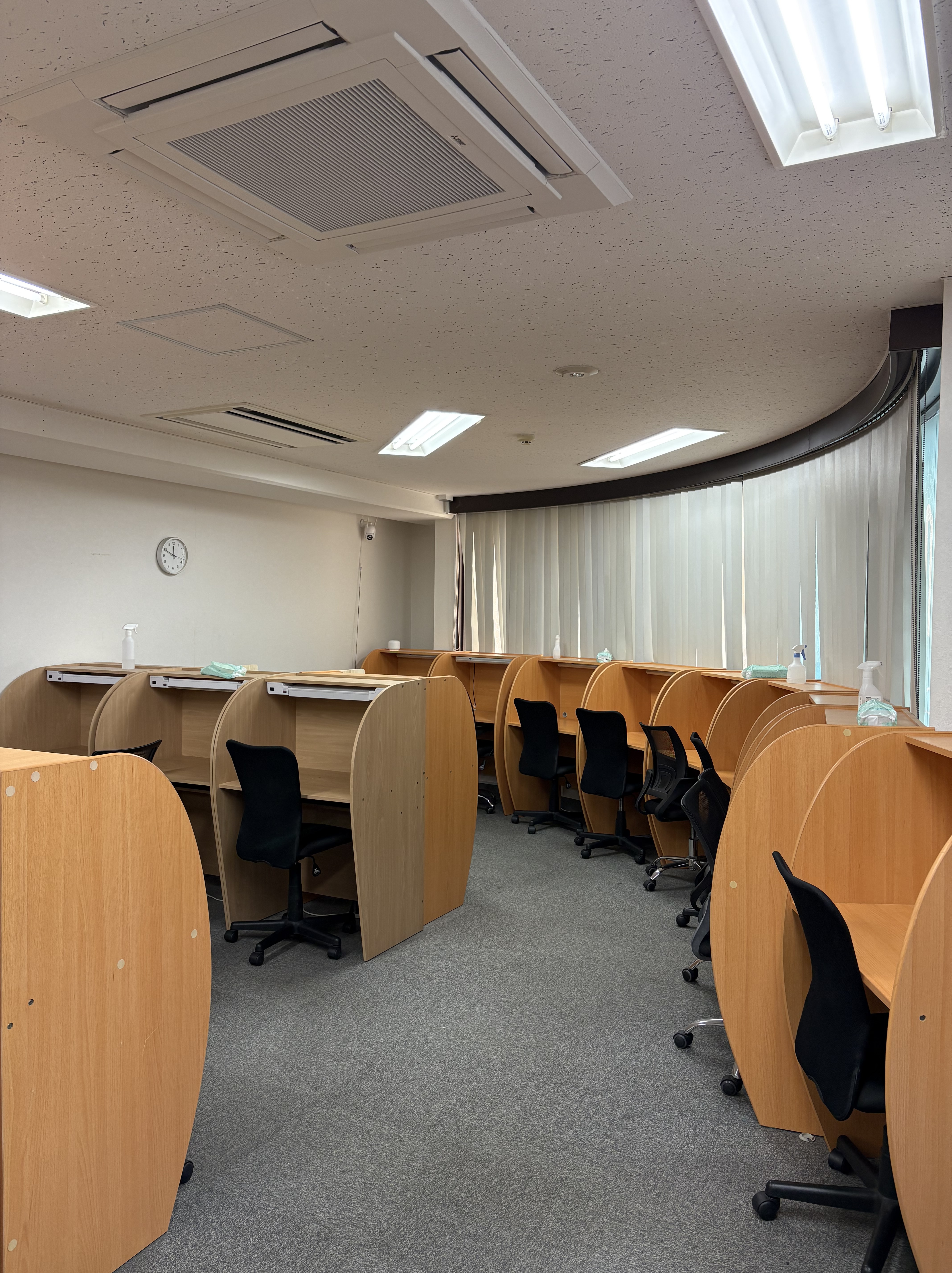 東陽町校の施設案内①自習室