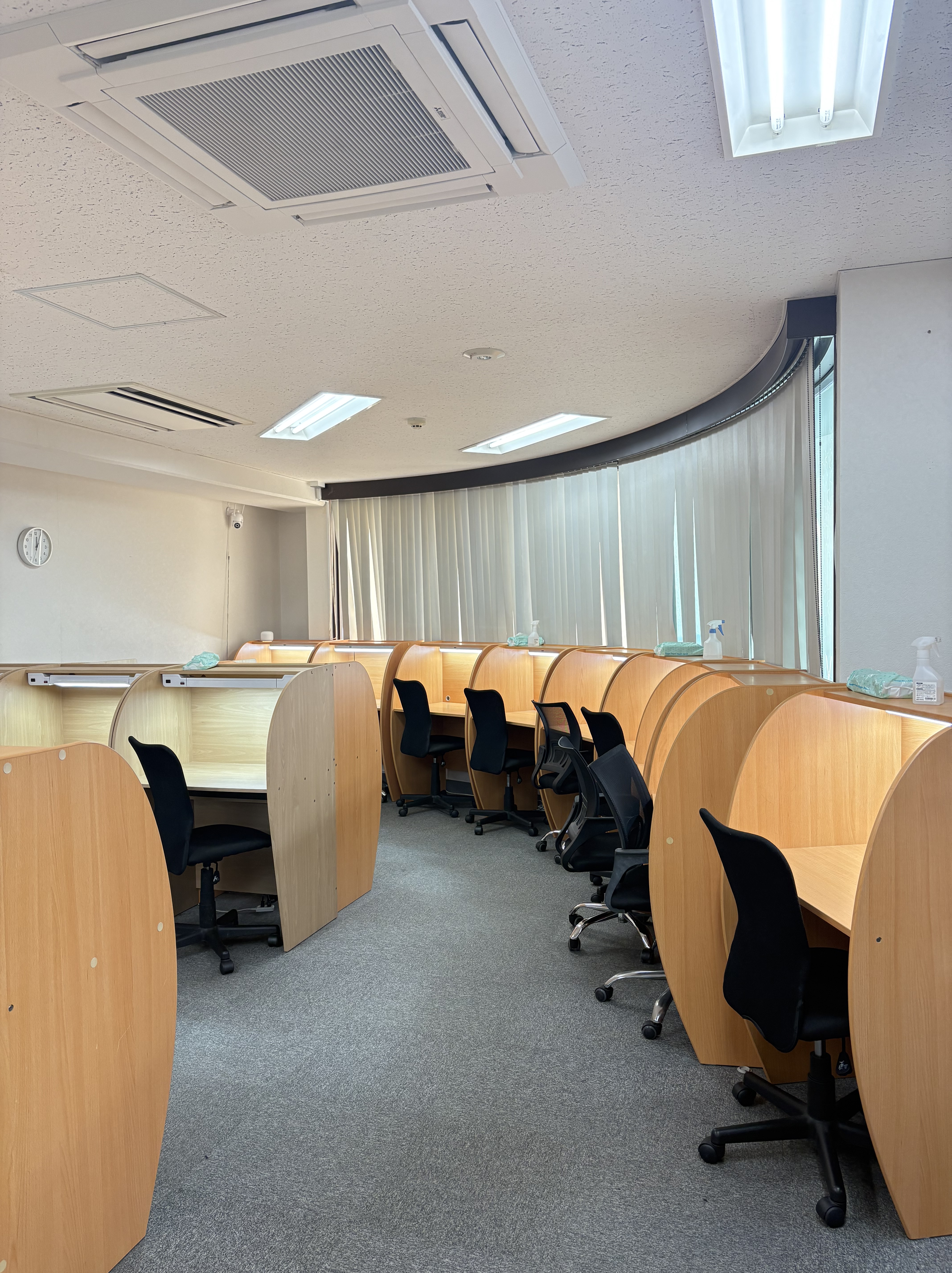 東陽町校の施設案内①自習室