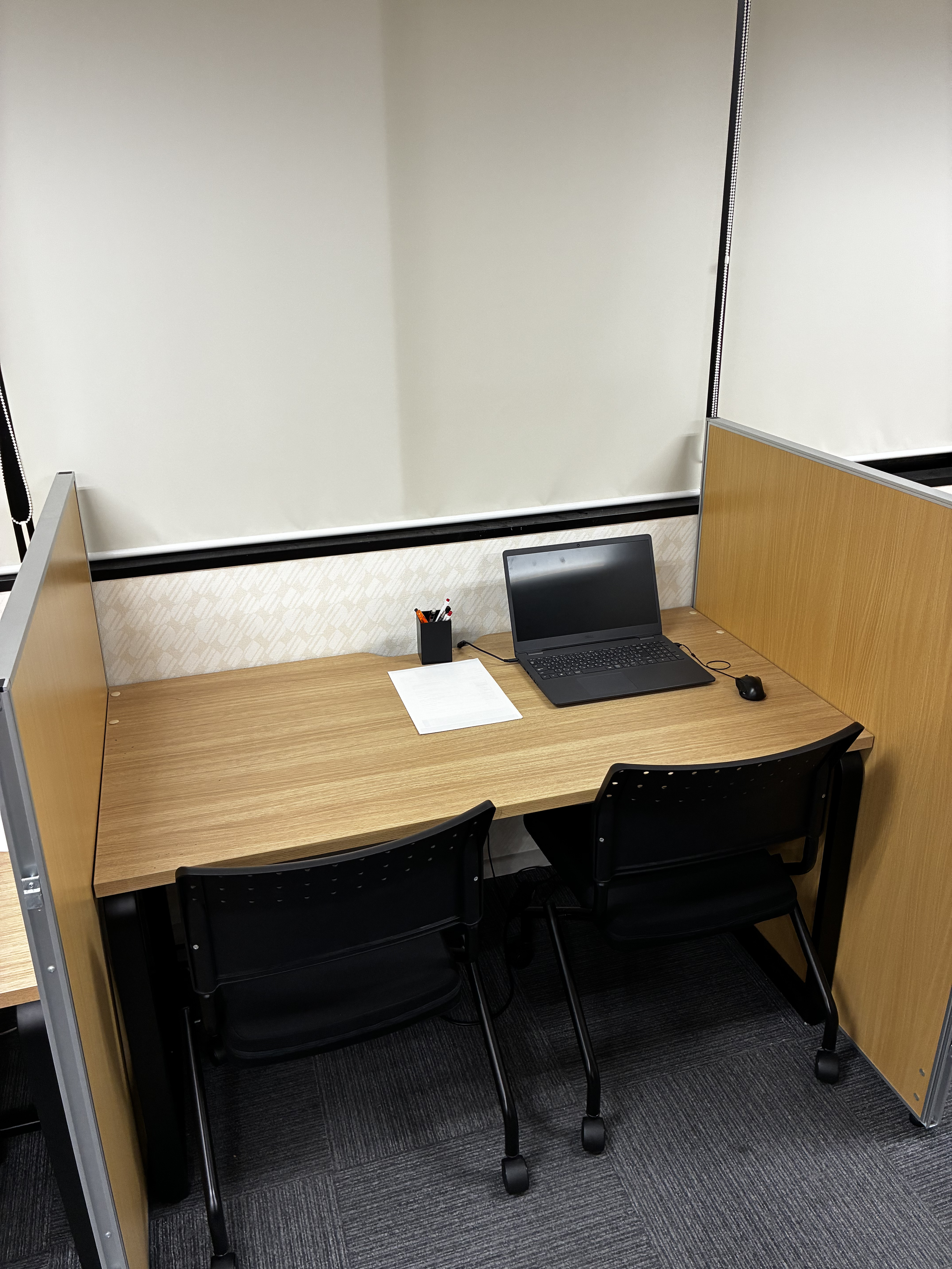 茨木校の施設案内②個別授業ブース