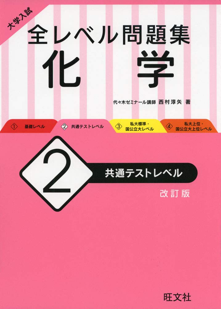 全レベル化学2(改訂版)の使い方・レベル・勉強法など特徴を徹底解説