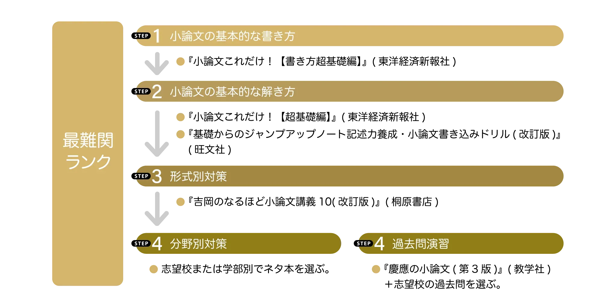 【アガルート】論文の書き方(初心者向け演習) 基礎〜最難関】小論文の参考書ルート紹介 | 【公式】アクシブ